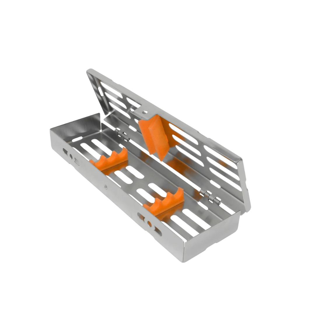 3-Instrument Dental Sterilization Cassette – Non-Detachable, No Lock