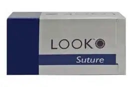 Fil de suture monofilament nylon noir avec aiguille triangulaire reverse C22, taille 6/0, 18″ (45 cm), 12/Paquet