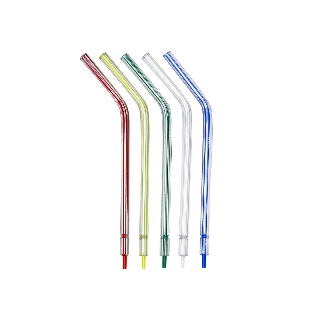 Dental air water syringe tips assorted rainbow colors 250 pack disposable Montreal Canada 3BS Dahabi