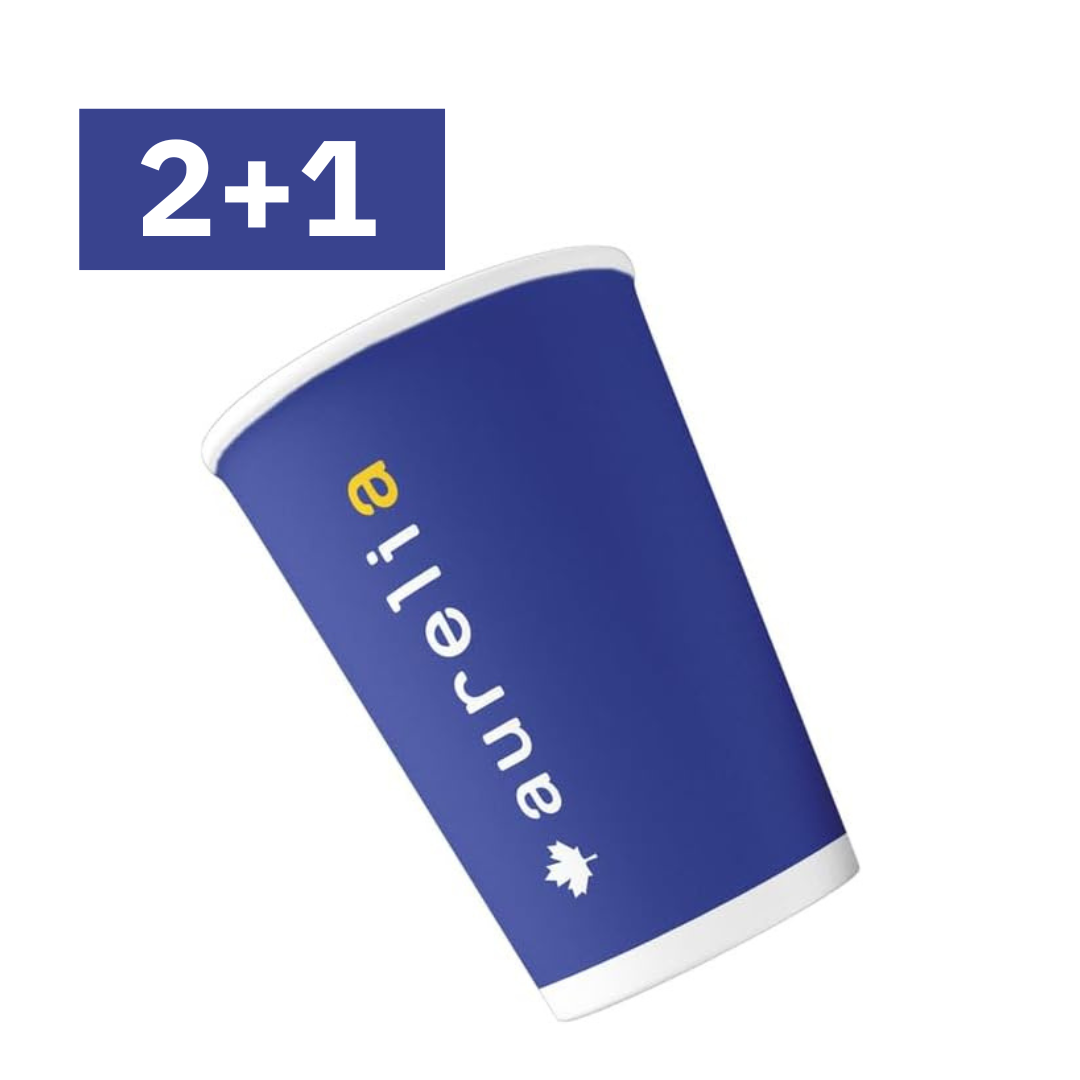 Aurelia Blue Biodegradable Paper Cups 5 oz – 1000/Case | Dental Cups Canada