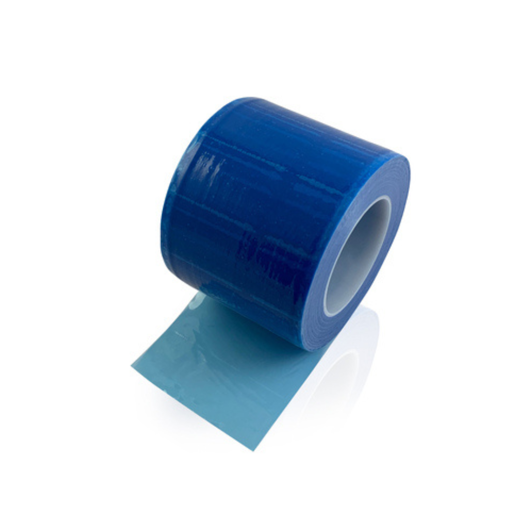 Dental Disposables, Barrier Film Blue, 4X6" Roll of 1200 Sheets Film barrière bleu jetable pour usage dentaire, rouleau de 1200 feuilles 4"x6"