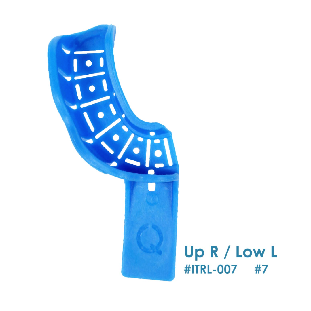 Impression trays with rim lock#007, 10/box, Up L / Low R