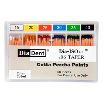 Dia-Pro ISO GT Special Tapered Gutta Percha Slide Package 0.04, 60/Box