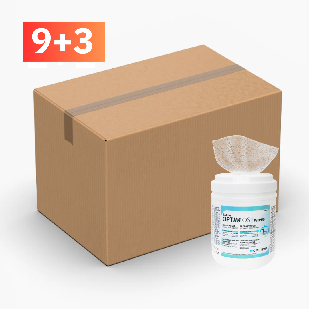OPTIM OS1 disinfectant wipes 160 count large 6x7 sheets
