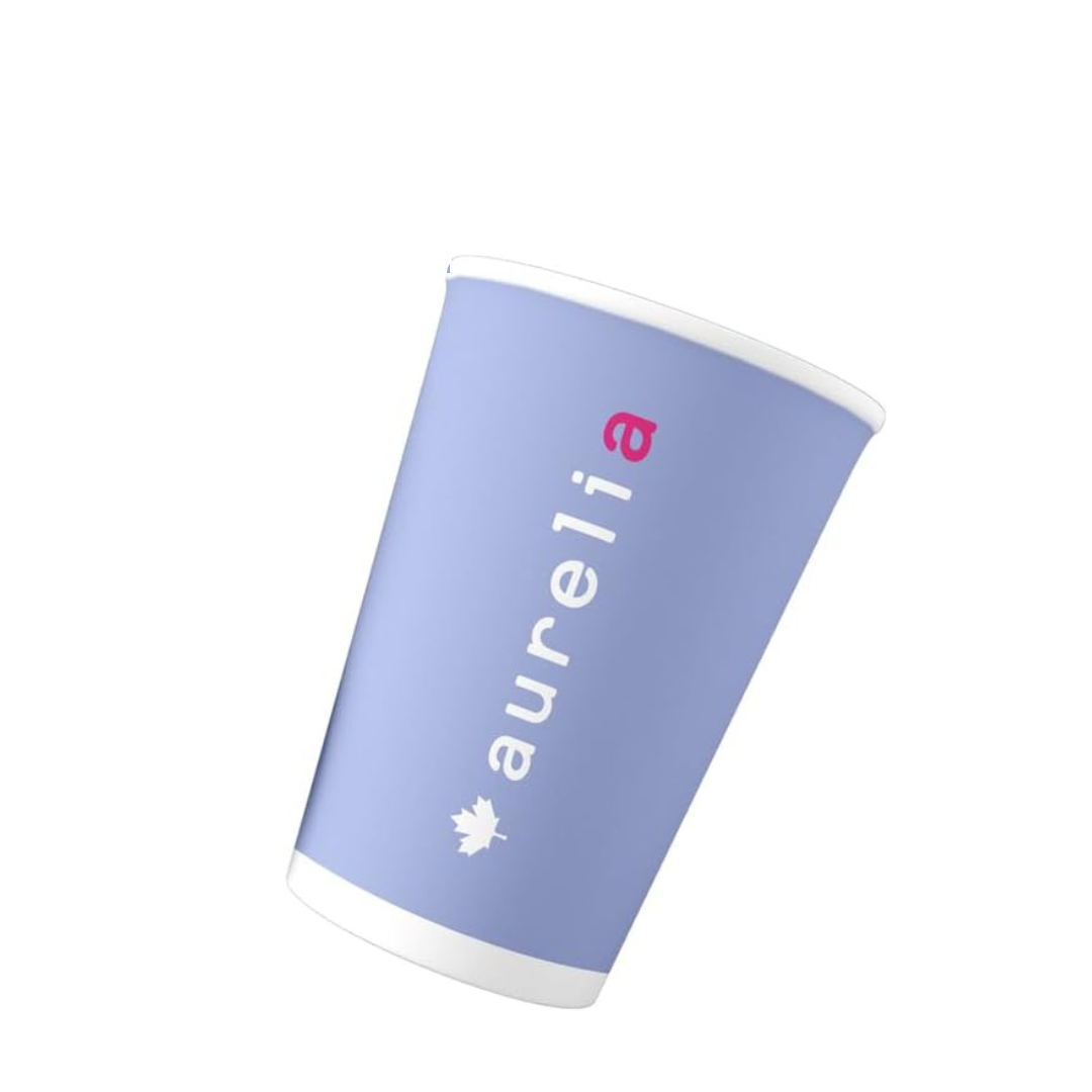 Aurelia Lavender Biodegradable Paper Cups 5 oz – 1000/Case | Dental Cups Canada