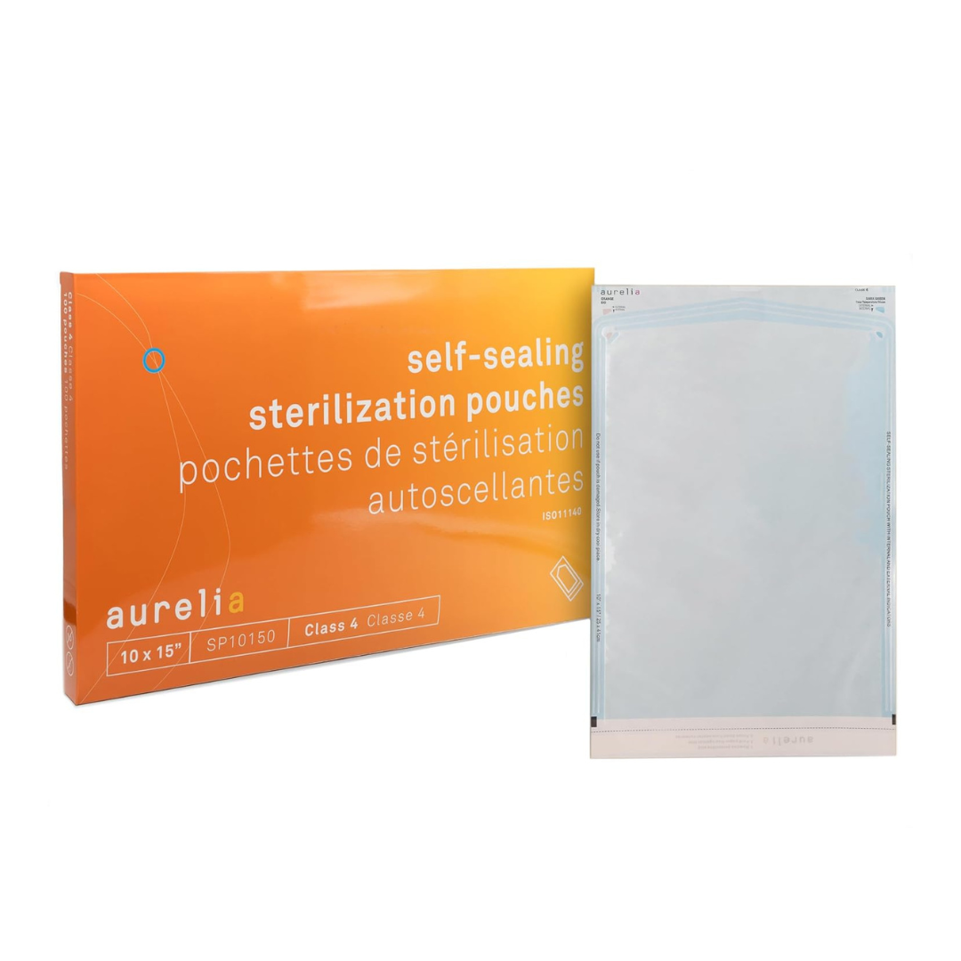 Aurelia self-sealing sterilization pouches