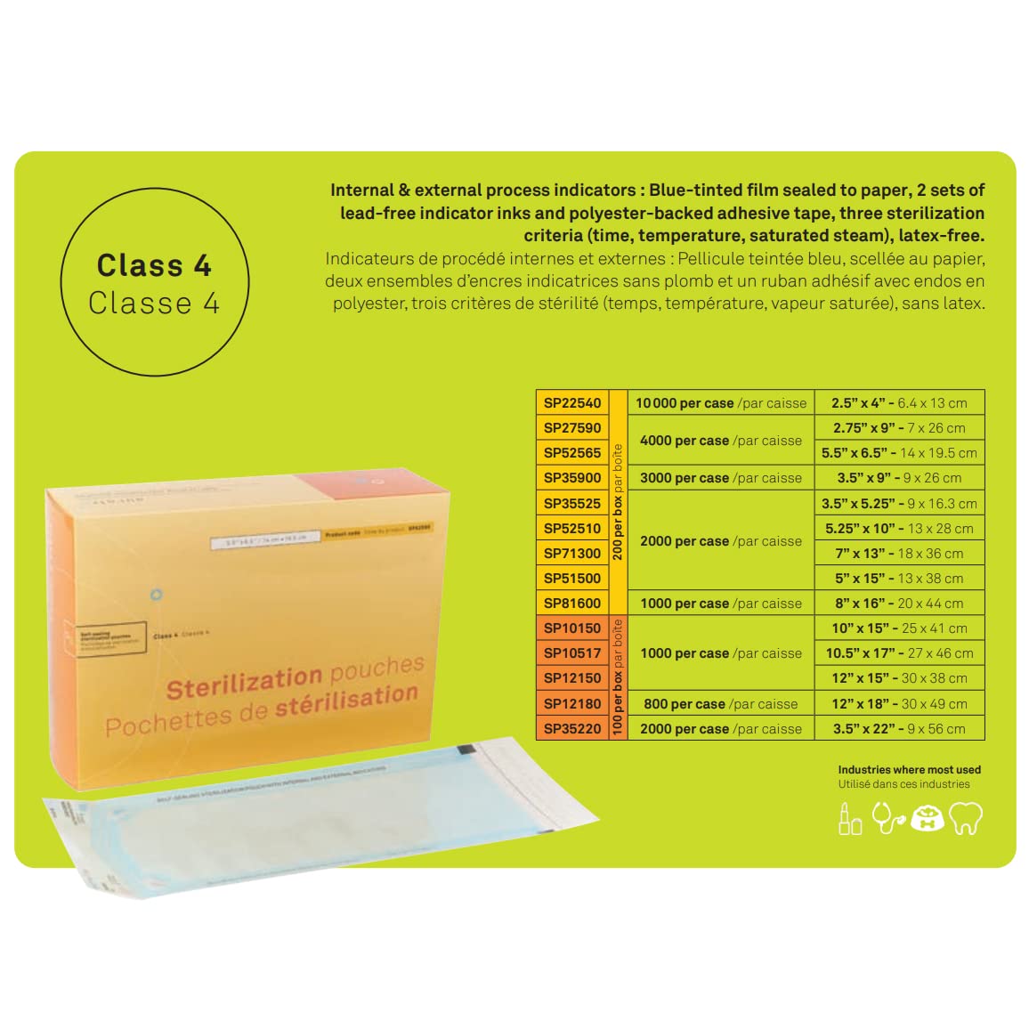 Aurelia Sterilization pouches all sizes