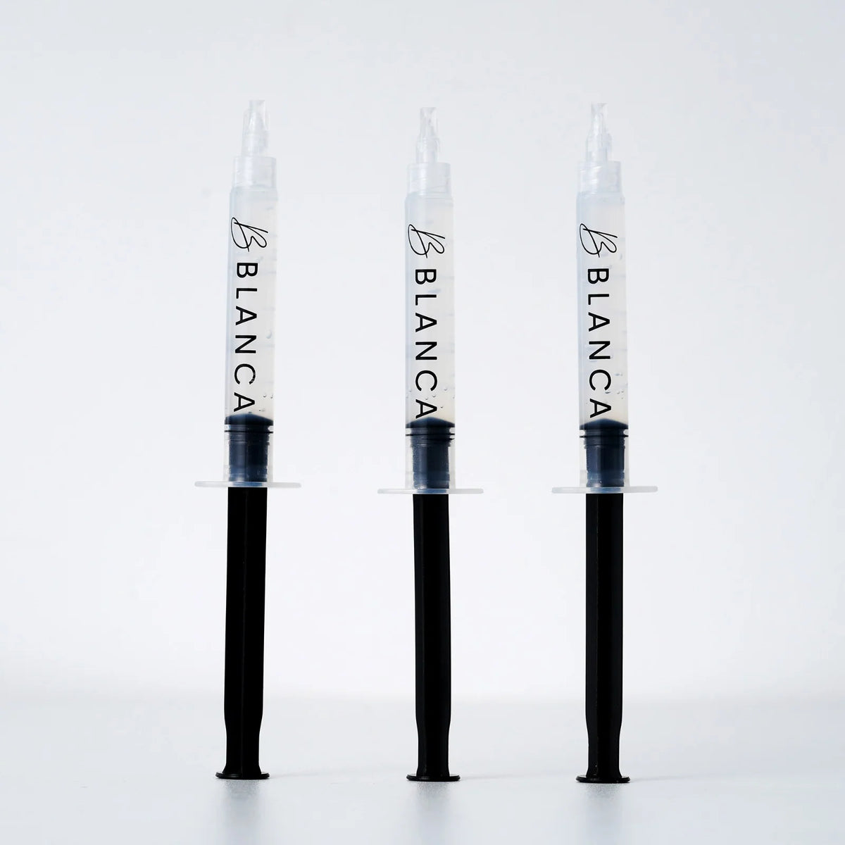 Blanca Professional In-Office Teeth Whitening Gel, 35% hydrogen peroxide.