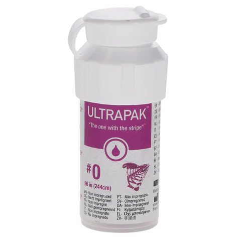 Cosmetic Dentistry, Ultrapak Knitted Retraction Cord purple 0