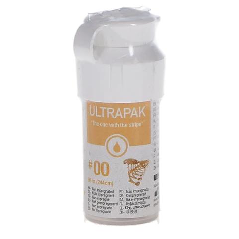 Cosmetic Dentistry, Ultrapak Knitted Retraction Cord yellow 00