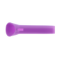 Purple HVE Solo high-volume evacuator tips, 2.5 inches long, 50 per pack.