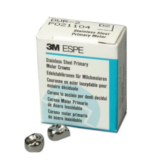 3M ESPE upper left first primary molar stainless steel crowns, size 5, pack of 5