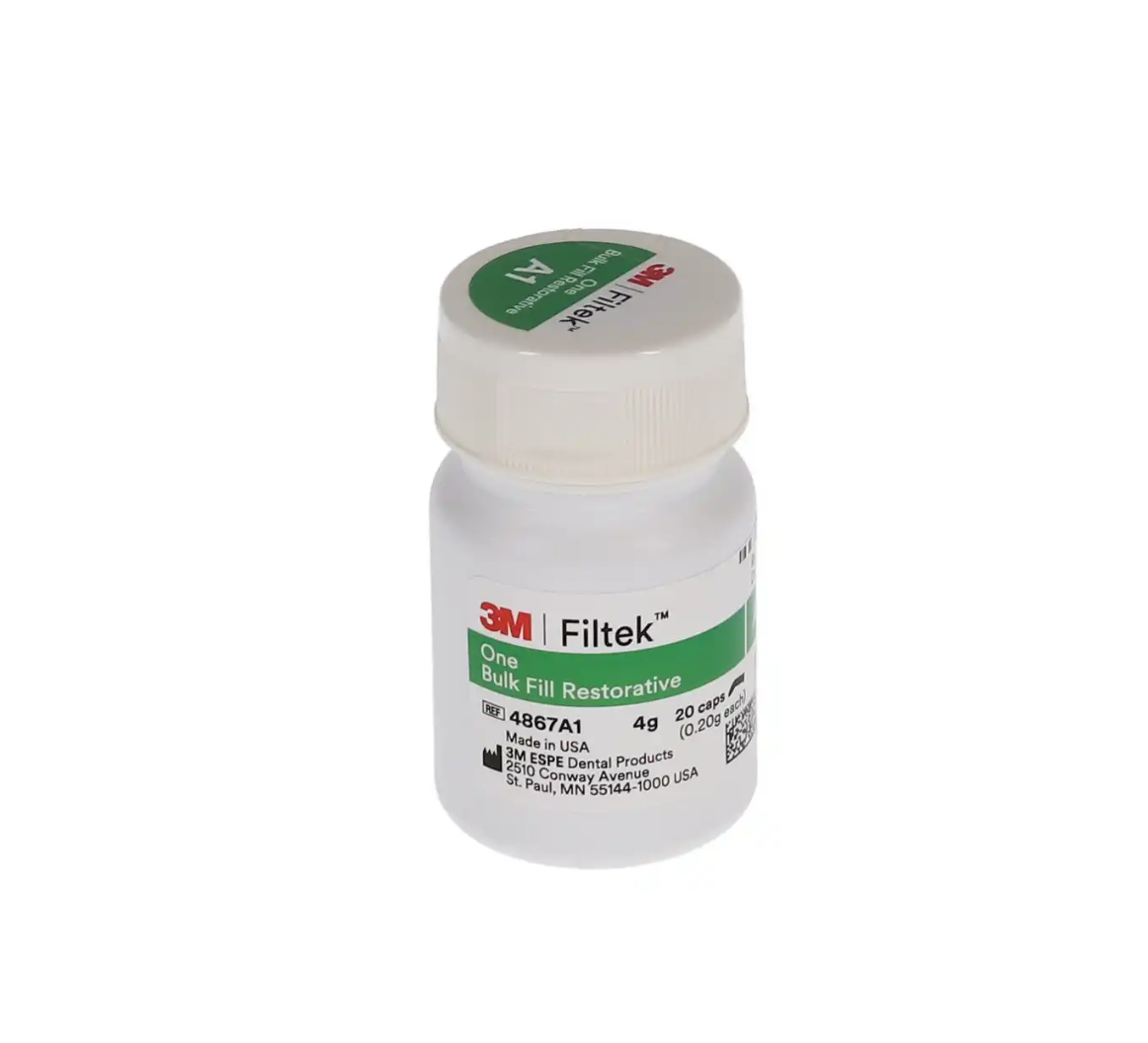 3M Filtek dental product container on a white background