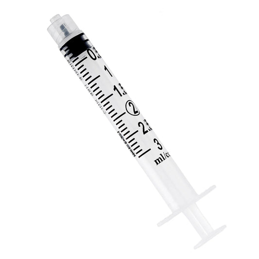 Luer Lock Endo Irrigation Syringes, 3 cc, 100/pk