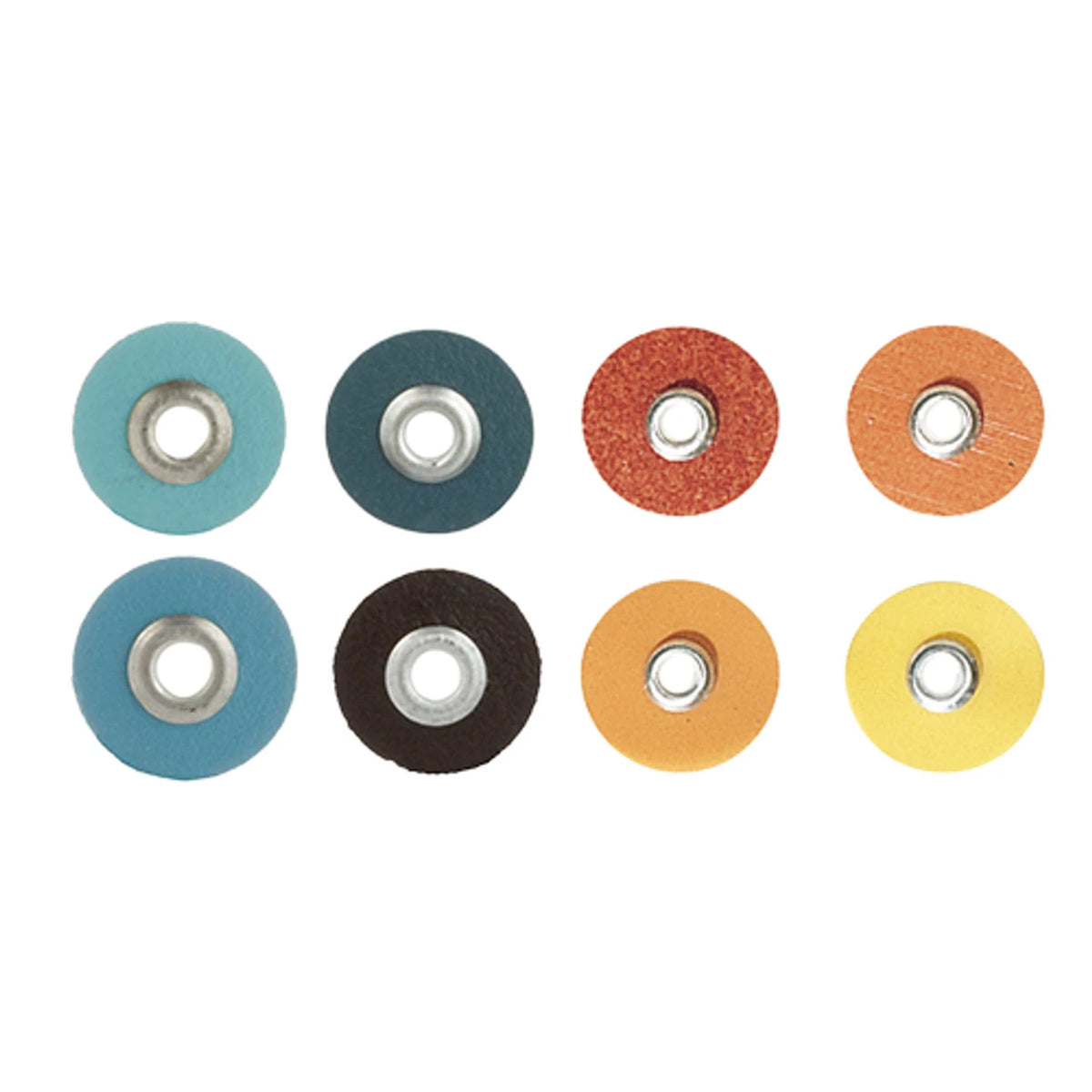 3M Sof-Lex XT extra-thin Pop-On polishing discs, coarse dark orange, 1/2 inch, pack of 85