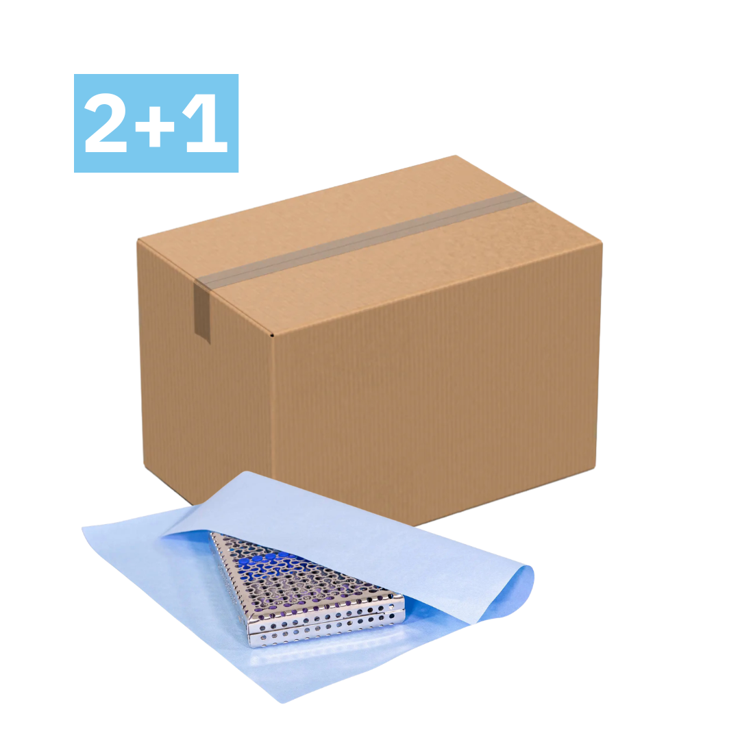 Aurelia CSR Sterilization Wraps | 20” x 20” | Natural Cellulose | 500/Case | Canada