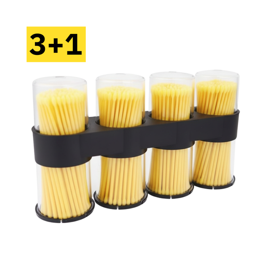 Applicateurs micro-brosses 003 – 4″ Fins – Jaunes – 100/Tube