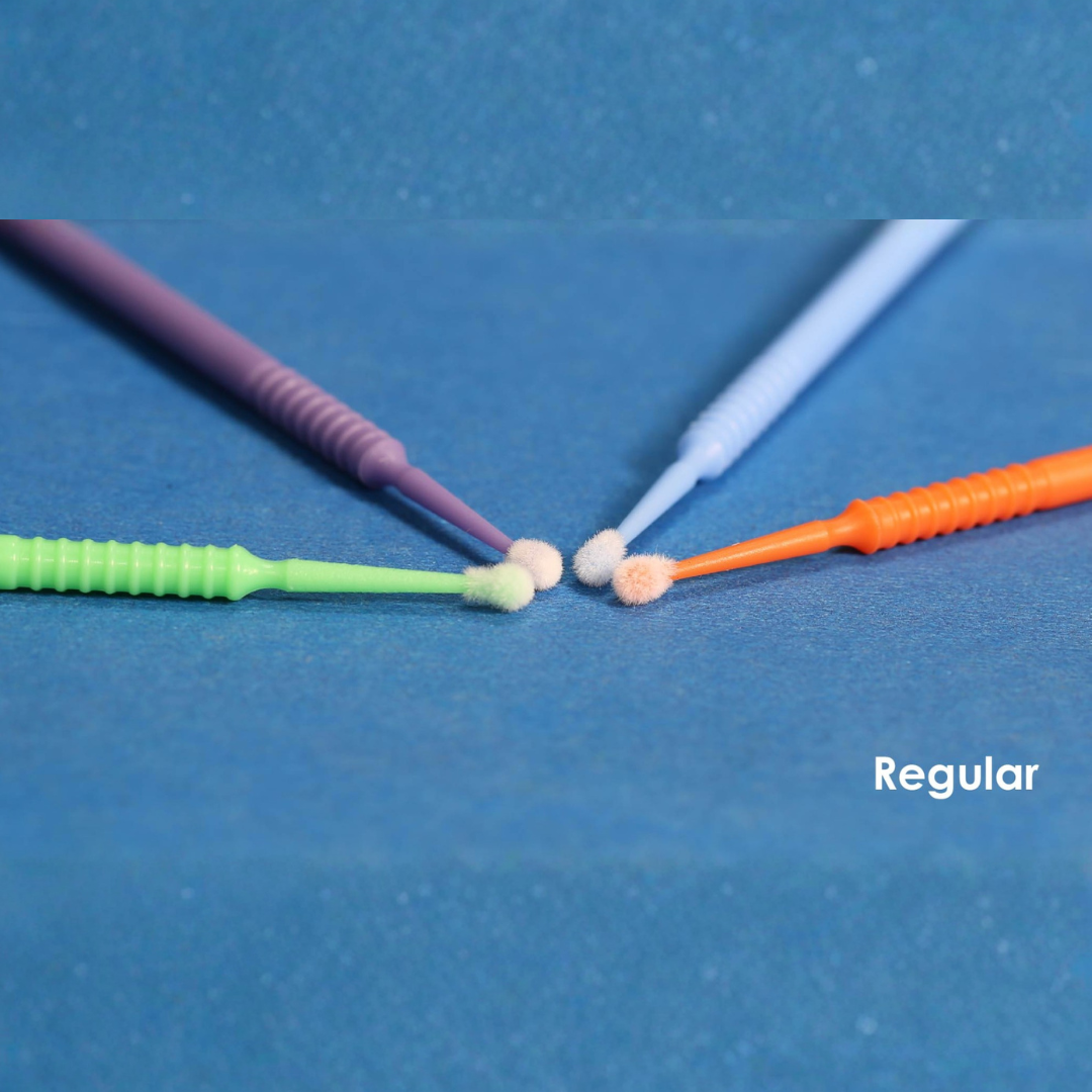 Dental Micro Applicators Regular Green 100 Tube
