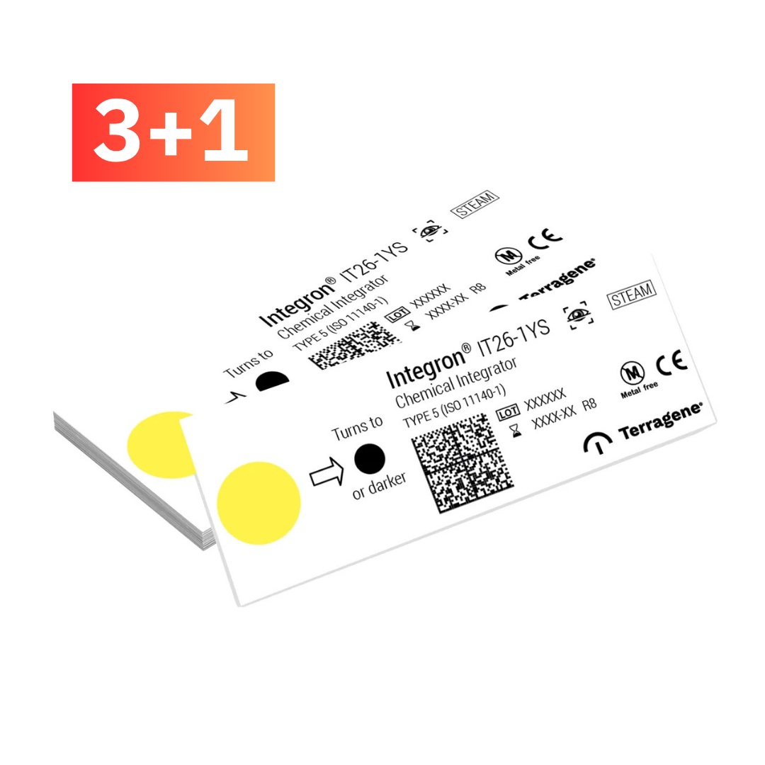  Infection Control Chemical Indicators for Steam Sterilization Class 5, Integrator Strips 200/Pkg