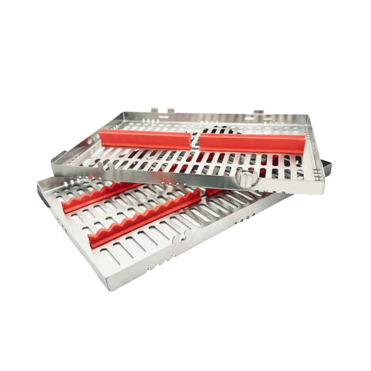 Detachable Sterilization Cassette for 10 Instruments - 180x130x22mm With Lock