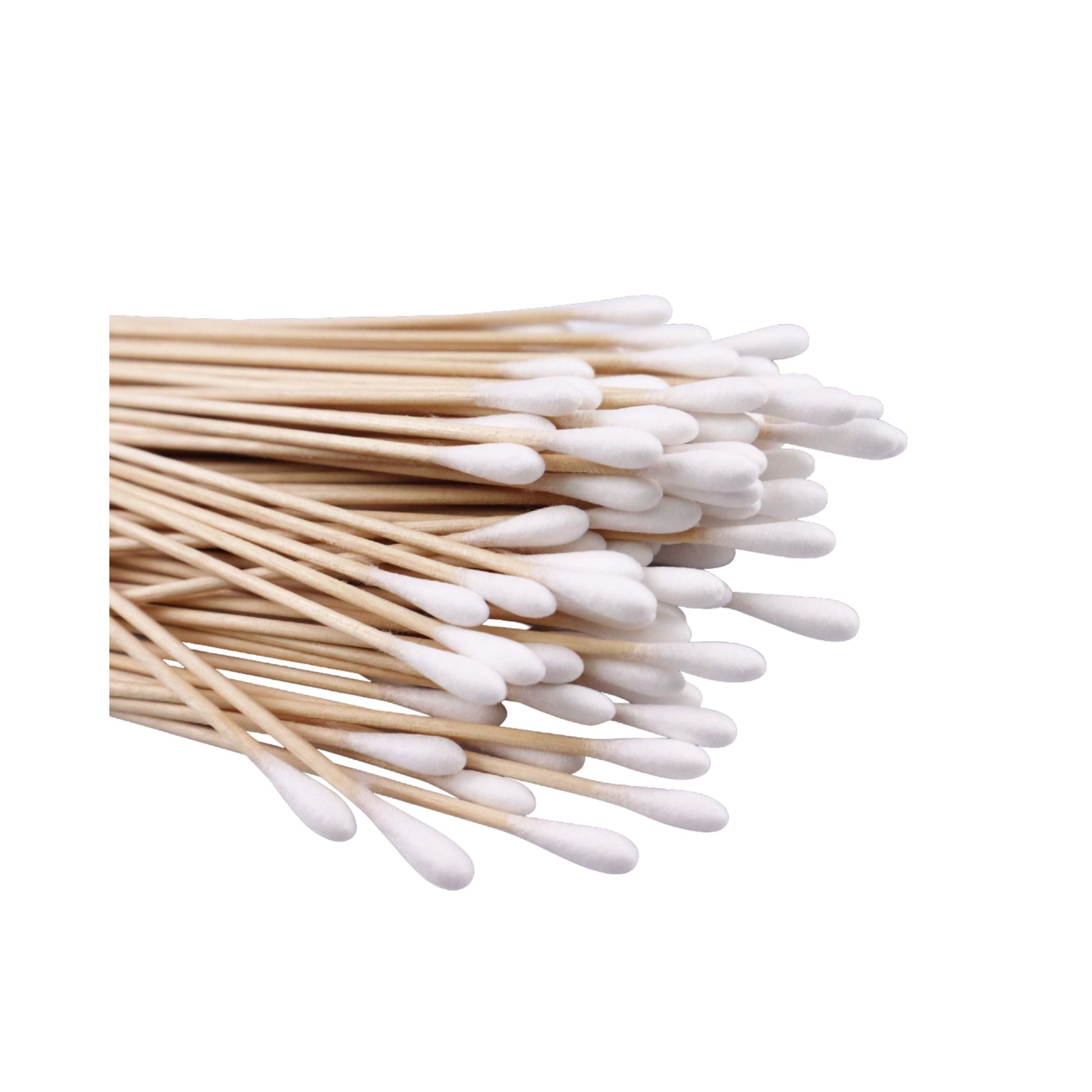 3BS Dahabi 3 Inch Cotton Tipped Applicators Wooden Handle Non-Sterile 1000 Per Pack
