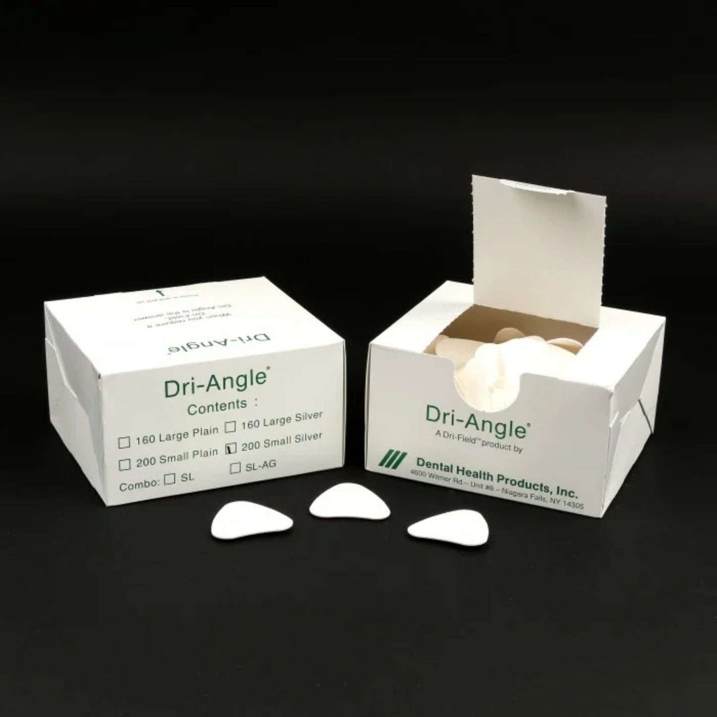 Dri-Angle Saliva Absorbent Plain – Small 400pk / Large 320pk