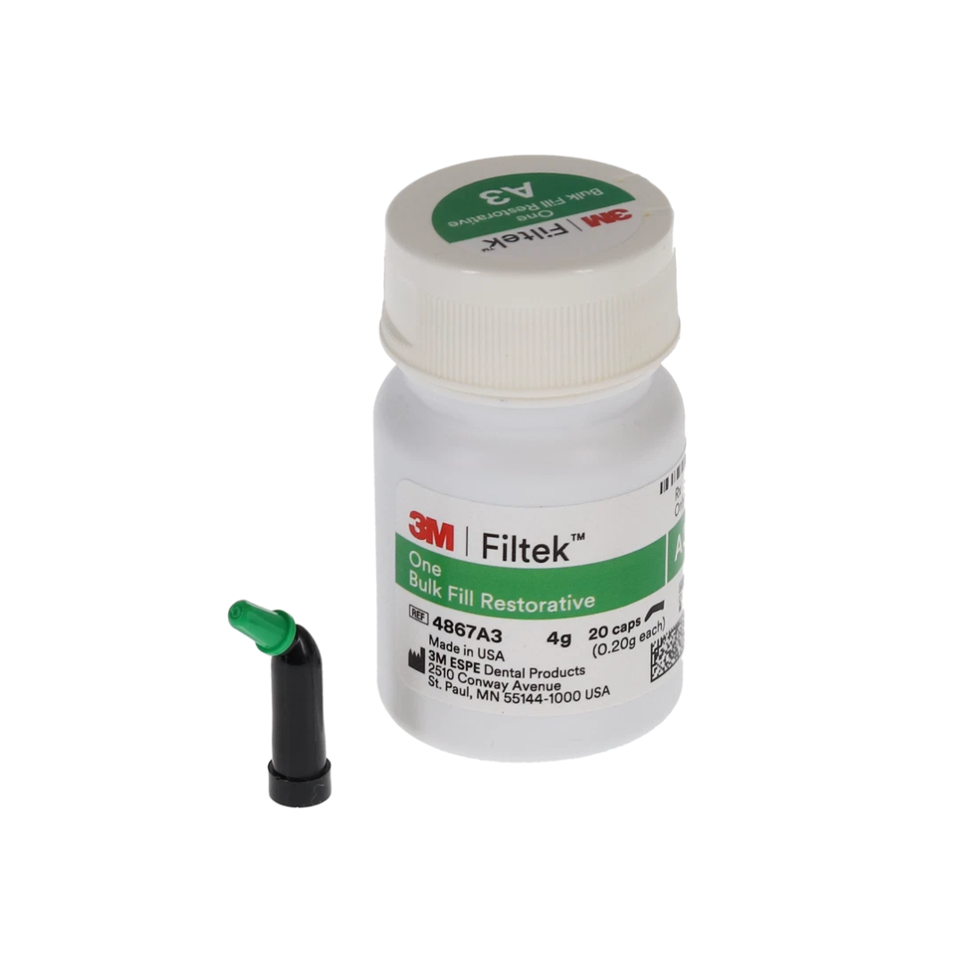 3M™ Filtek™ One Bulk Fill Restorative – 0.2 g Capsules – 20/Pack A1, A2, A3