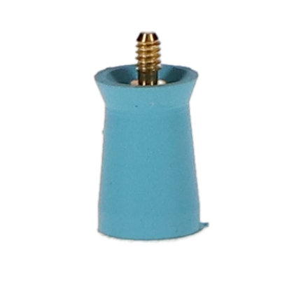 Prophy Cups, Aqua Unscented, Rib & Web, Screw, Non-Latex, 144/Pk