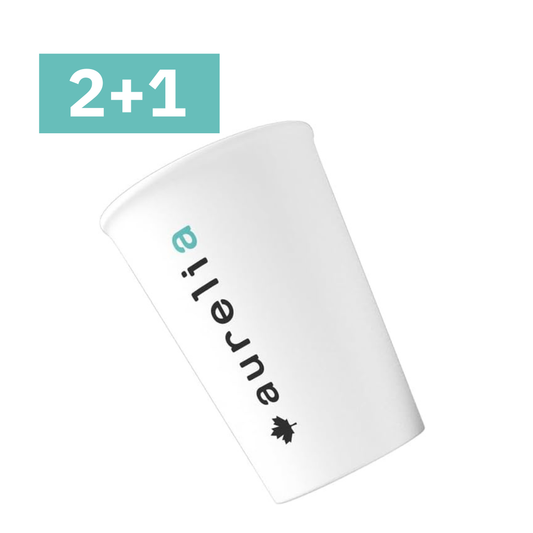 Aurelia White Biodegradable Paper Cups 5 oz – 1000/Case | Dental Cups Canada