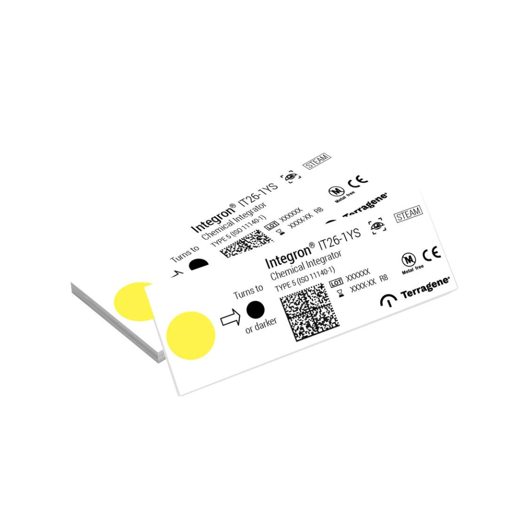 Infection Control Chemical Indicators for Steam Sterilization Class 5, Integrator Strips 200/Pkg