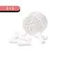 3BS Dahabi #2 Medium Dental Cotton Rolls 2000 Pack - Non-Sterile Disposable