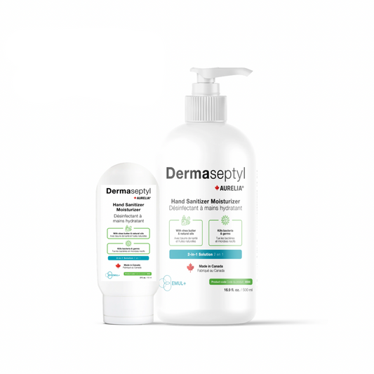 Dermaseptyl hand sanitizer and moisturizer Aurelia  