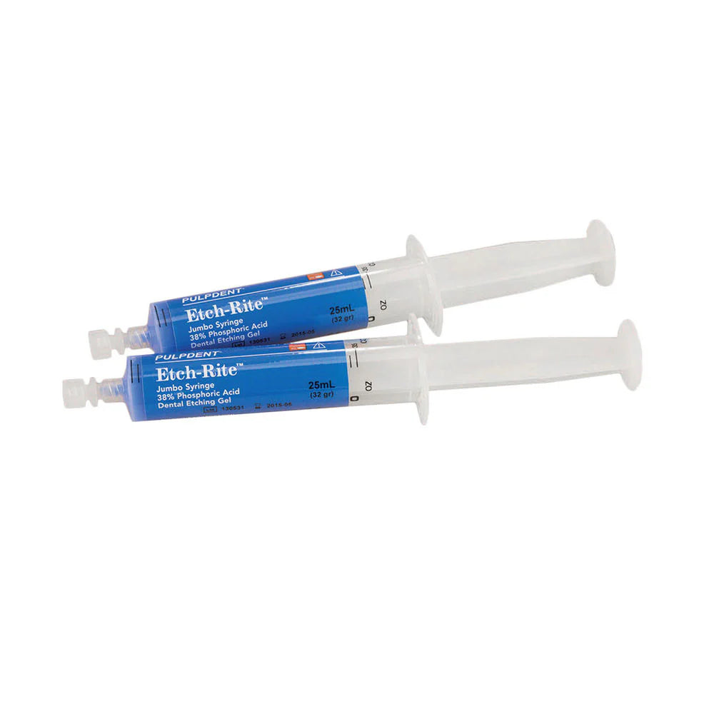 Etch-Rite Dental Etching Gel, Jumbo Syringe Refill, Pulpdent ET-50R