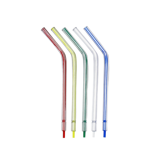 Dental disposable, Air Water Syringe Tips, Assorted Colors, 250/Pk. Embouts de seringue air-eau jetables pour usage dentaire, couleurs assorties, 250/paquet