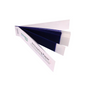 Thick 100-micron blue and red straight-bar articulating paper, 12 books per box.