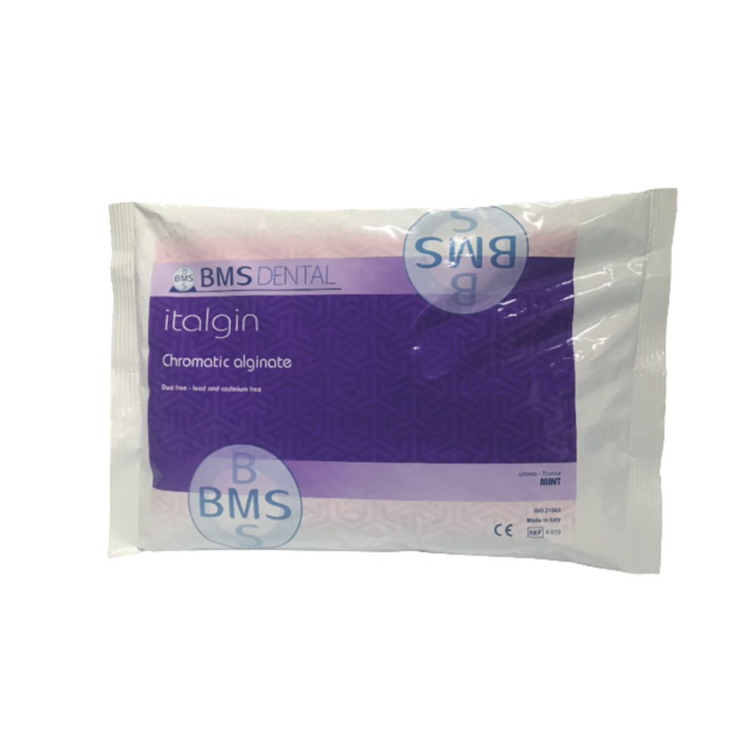 Alginate sans poussière à changement de couleur BMS, 1 lb. Poche