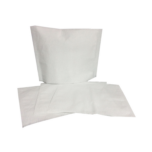 Headrest Covers, 10" x 13", White 500/Pk