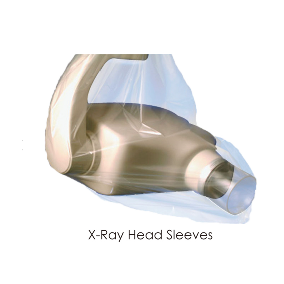 X-Ray Head Sleeves, 15" x 26", 250/Pk, Clear