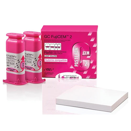 GC FujiCEM 2 Glass Ionomer Cement – Automix-Compatible Paste Pack Refill