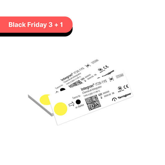Infection Control Chemical Indicators for Steam Sterilization Class 5, Integrator Strips 200/Pkg