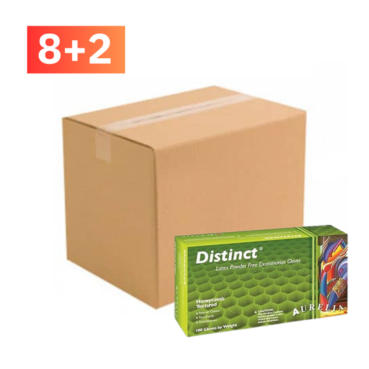 Distinct gloves auerlia size small medium large 100 per box