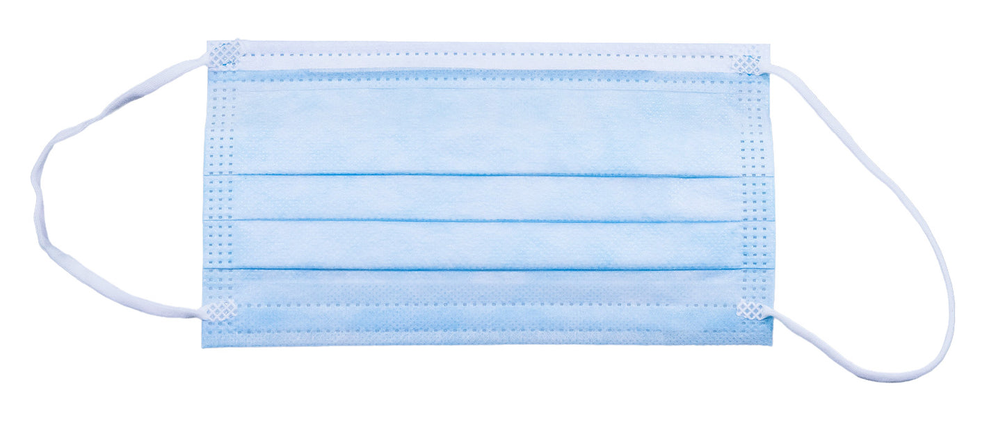 Blue Aurelia earloop surgical mask – ASTM Level 3 – 3-ply – fluid-resistant – Canadian-made