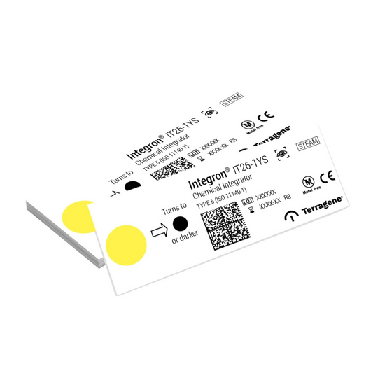  Infection Control Chemical Indicators for Steam Sterilization Class 5, Integrator Strips 200/Pkg