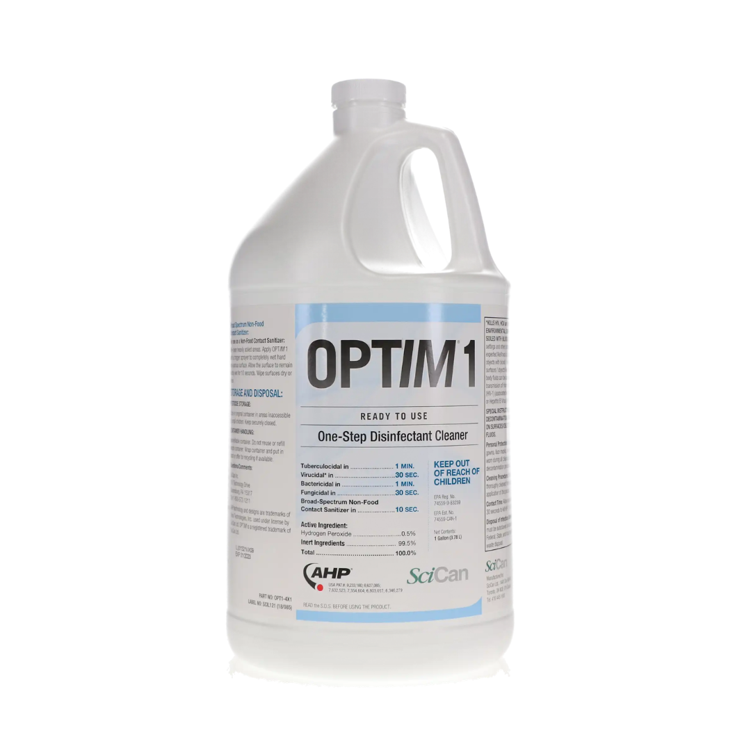OPTIM 1 disinfectant liquid 4L unscented bottle