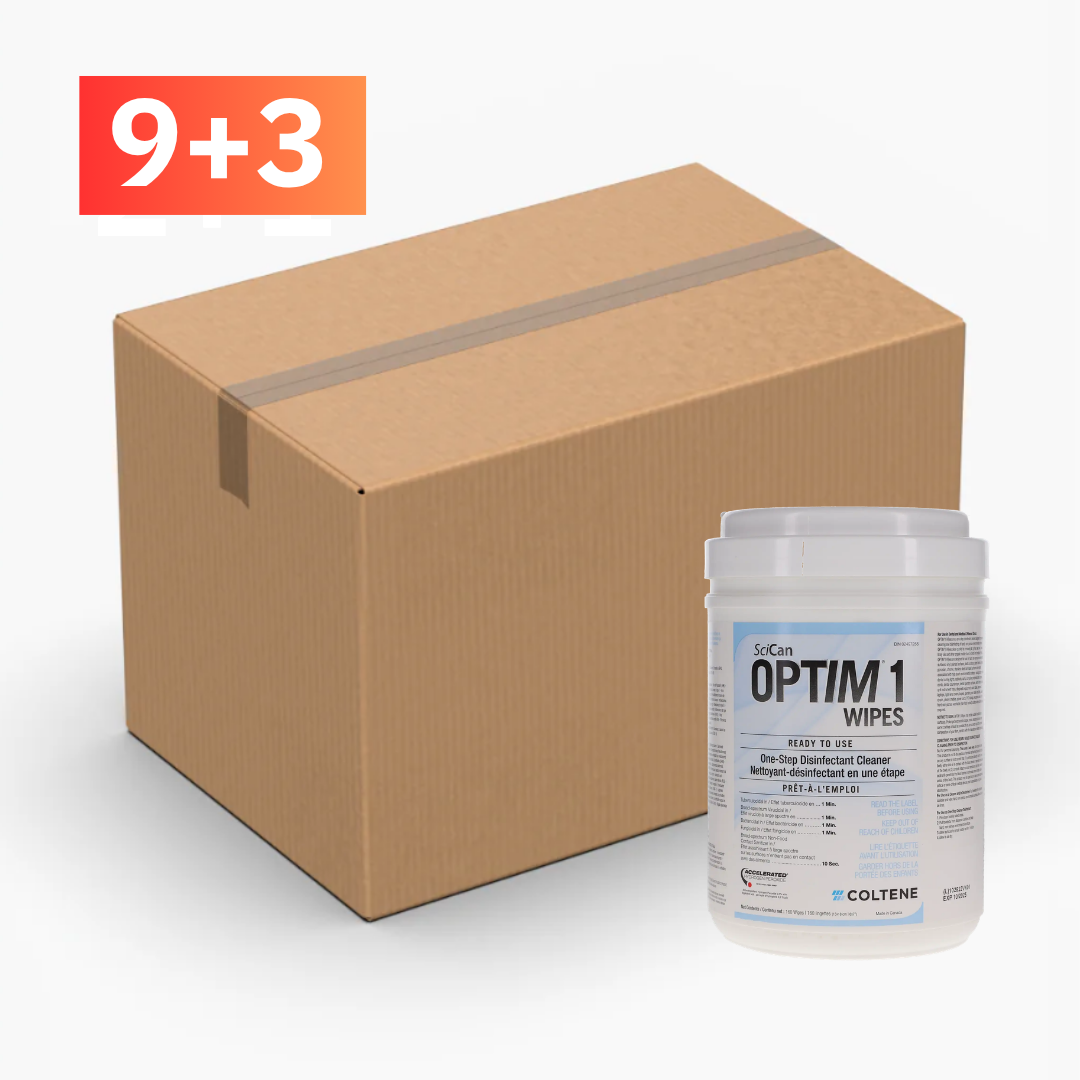 Optim 1 pre-saturated disinfectant wipes 160 sheets pack case