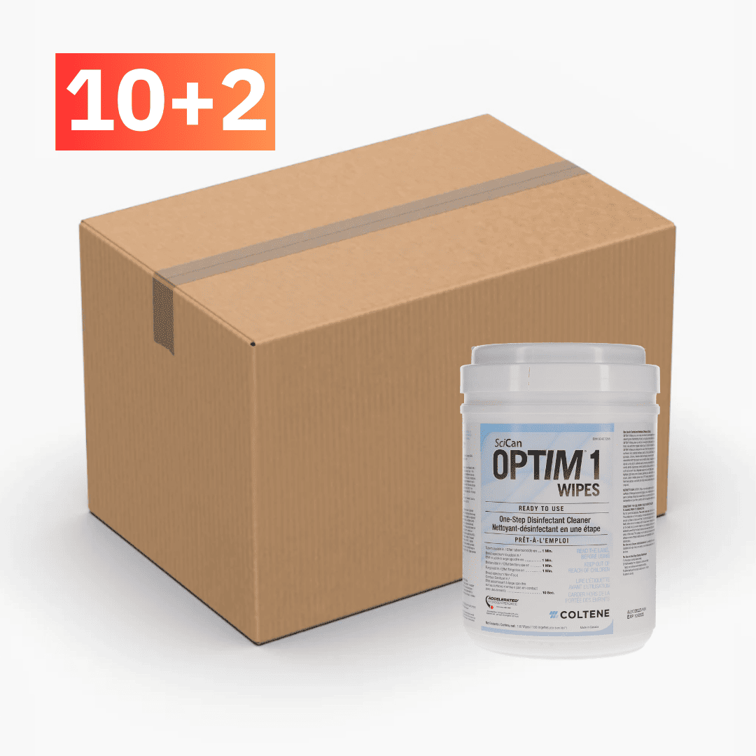 Optim 1 Pre-Saturated Wipes – 160 Sheets | No VOCs Disinfectant | 1-Min Broad Spectrum