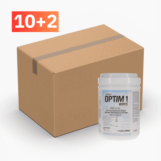 Optim 1 Pre-Saturated Wipes – 160 Sheets | No VOCs Disinfectant | 1-Min Broad Spectrum