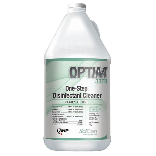 Optim 33TB disinfectant liquid 4L unscented bottle