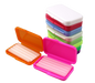 Assorted colourful orthodontic wax cases, 12-pack