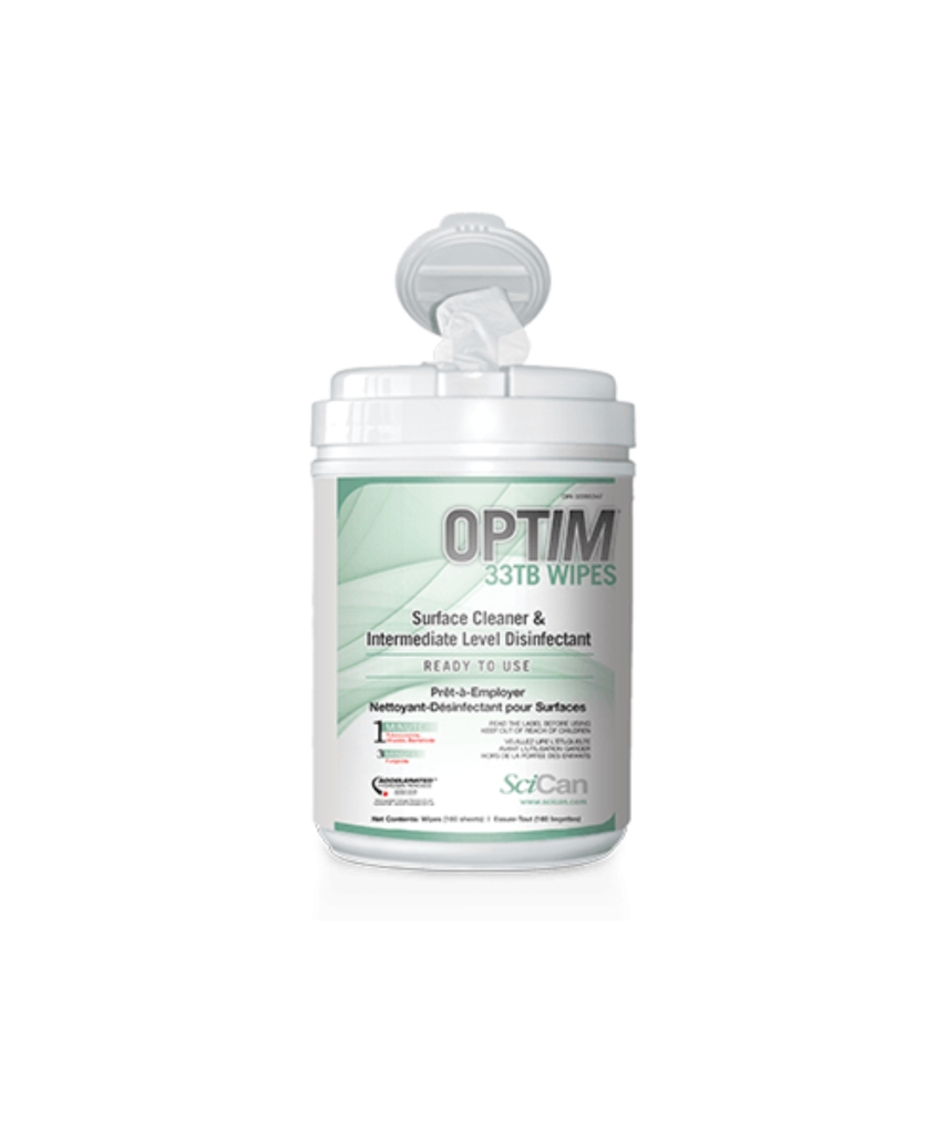 Optim 33TB, Disinfectant Wipes, Unscented